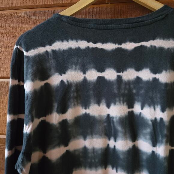 Los Angeles Reckless Womens Tie-Dye Stripe Logo T-Shirt Size M Streetwear - Picture 4 of 9